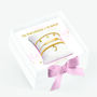 Occasions Gift Box To The Moon And Back Gold Bracelet Gift Set, thumbnail 1 of 3