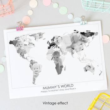 Personalised Mum's World Photo Gift Map, 8 of 12