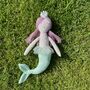 Linen Mermaid Princess With Pink Hair, thumbnail 8 of 8