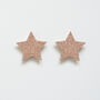 Two Pack Of Rose Gold Glitter Star Hooks, thumbnail 3 of 4