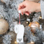 Funny Toilet Roll Christmas Tree Decoration, thumbnail 1 of 2