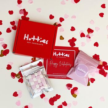 Valentines Day Mini Hot Chocolate Gift Box, 2 of 4