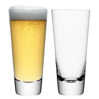 Personalised Madrid Lager Glasses – Pair, 2 of 4