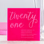 Personalised Bright Acrylic Age Party Invitations, thumbnail 3 of 5