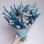 Blue Dried Flower Bouquet With Daisies, thumbnail 7 of 7