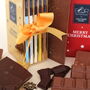 Five Chocolate Bars In Gold Christmas Gift Box, thumbnail 3 of 6