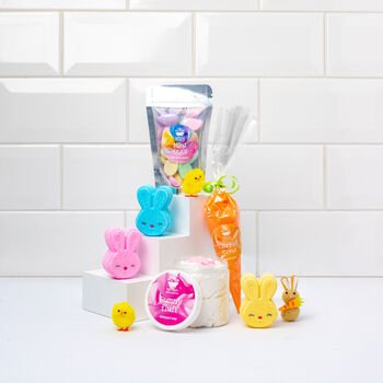 'Hoppy Easter' Six Piece Bathtime Gift Set, 3 of 7