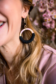 `Rebecca' Sustainable Hoop Earrings, 5 of 12