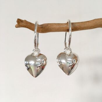 Silver Plated Crystal And Heart Layered Necklace, 5 of 7