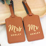 Personalised Foiled Mr And Mrs Luggage Tag, thumbnail 5 of 5