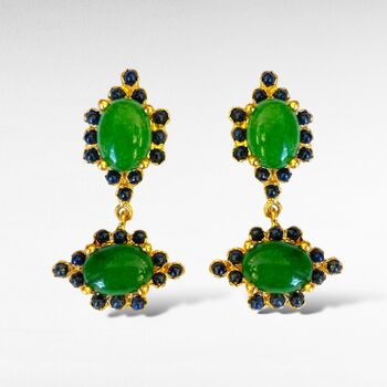 Emerald Drop Earrings, 2 of 2