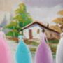 Giclee Print Of Girls In Pastel Dresses, thumbnail 4 of 4