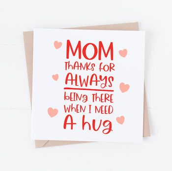 Thank You Mum Card For Birthday Or Mother's Day, 2 of 2