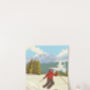 Megeve Ski Resort Switzerland Travel Poster Art Print, thumbnail 2 of 8