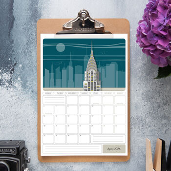 Art Deco Architecture 2026 Calendar, 2 of 6