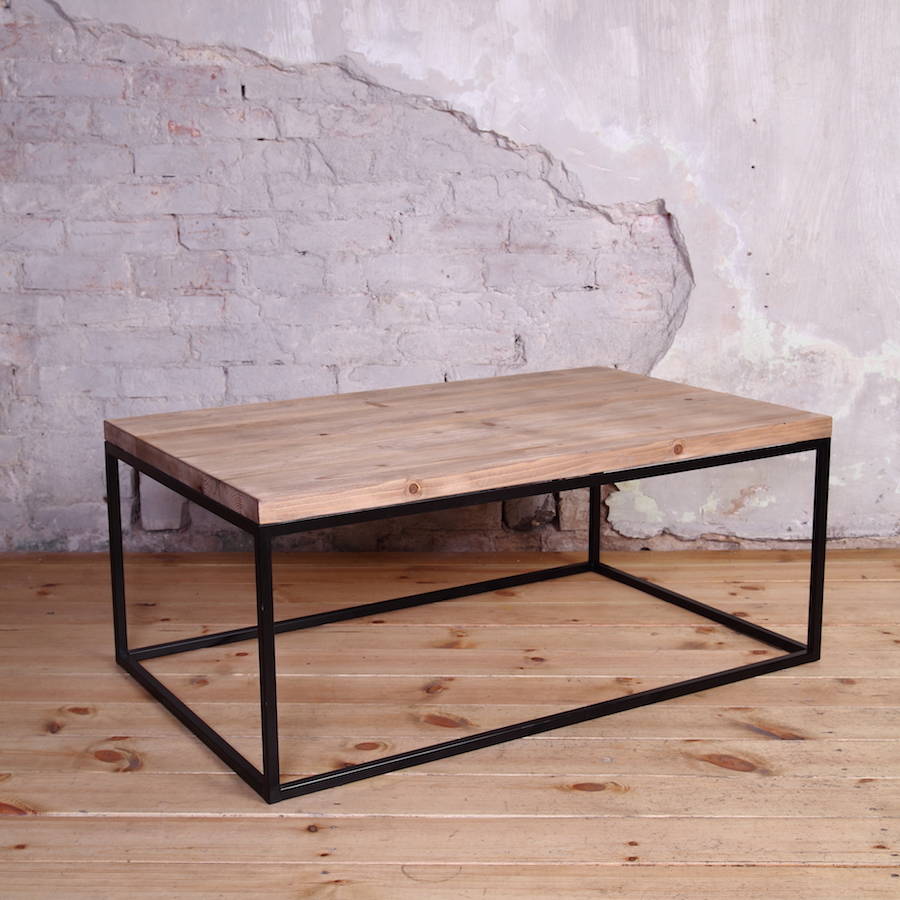 Original Industrial Style Coffee Table 