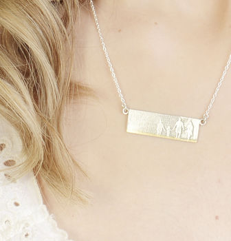 Personalised Family On The Beach Necklace, 3 of 6