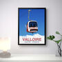 Valloire Ski Resort Poster, thumbnail 3 of 6
