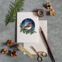 Christmas Robin Watercolour Greetings Card, thumbnail 1 of 2