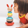 Eco Friendly Wooden Rabbit Stacking Toy, thumbnail 2 of 4