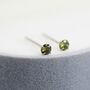 Sterling Silver August Birthstone Earrings, thumbnail 2 of 12