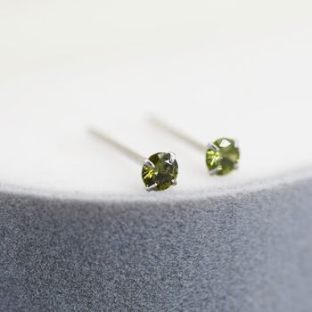 Sterling Silver August Birthstone Earrings, 2 of 12