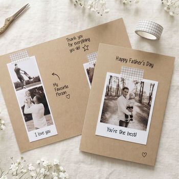 Scrapbook Style Photo Father’s Day Card, 5 of 10