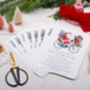 Vintage Christmas Bunting With 15 Santa On A Bike Flag Design, thumbnail 5 of 6