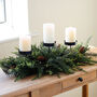 Christmas Candle Pinecone Table Decoration, thumbnail 1 of 5