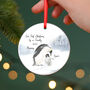 Our Family Christmas Penguin Bauble, thumbnail 4 of 5