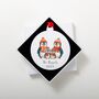 Personalised Penguin Family Christmas Tree Decoration, thumbnail 4 of 8