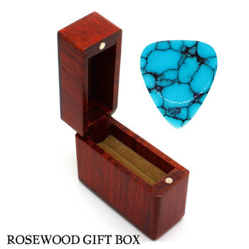 Blue Dragon Skin Guitar Plectrum + Gift Box, 3 of 7