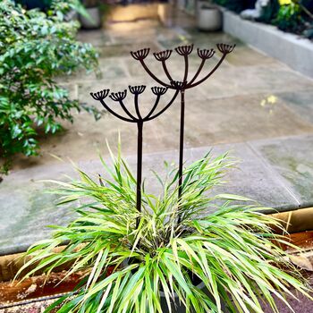 Set Of Two Cow Parsley Garden Stakes Ltkot018, 4 of 5