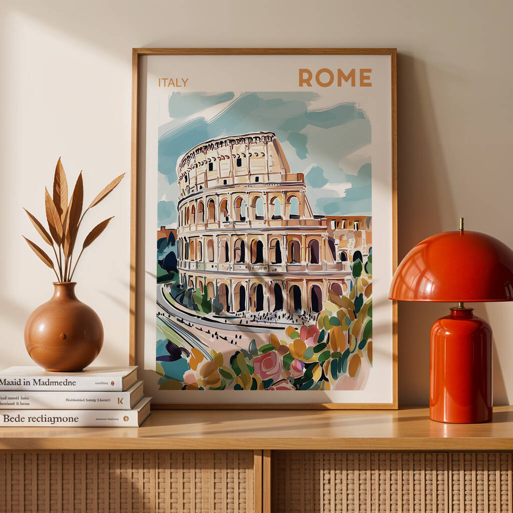Rome, Italy Travel Poster, 1 of 9