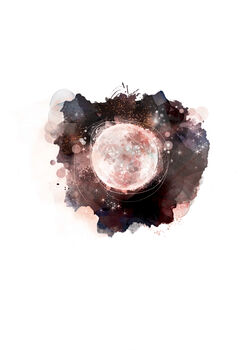 Full Moon And New Moon Illustrated Print Duo, 4 of 7