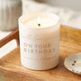 Personalised Birthday Gift Glow Through Soy Wax Candle, thumbnail 1 of 10