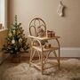 Kindred Rattan Doll High Chair For Pretend Play, thumbnail 1 of 4
