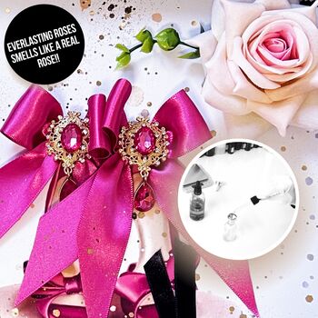Luxury Personalised 21st Birthday Card For Her Pink Heel Scented Handmade 3D Gift, 7 of 11