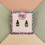 Pop The Bubbly Champagne Bottle Resin Stud Earrings, thumbnail 1 of 3
