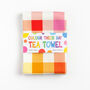 Rainbow Gingham Tea Towel, thumbnail 3 of 5