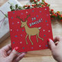 Christmas Reindeer Card, thumbnail 3 of 5