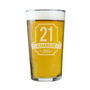 Personalised Big Age, Name And Date Birthday Pint Glass, thumbnail 5 of 5