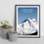 Cho Oyu Worlds 6th Highest Peak Art Print, thumbnail 1 of 3