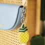 Beaded Pineapple Keyring And Bag Charm, thumbnail 1 of 3