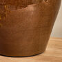 Two Tone Terracotta Vase With Twisted Handles, thumbnail 5 of 5
