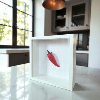 Ceramic Wall Art: Red Chilli, 5 of 6