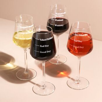 Personalised Measure Wine Glass, 7 of 8