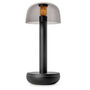 Two Cordless Table Lamp Black With Smoked, thumbnail 2 of 2