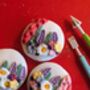 Personalised Wild Flower Biscuit Gift Box And Wild Flower Greetings Card, thumbnail 4 of 8