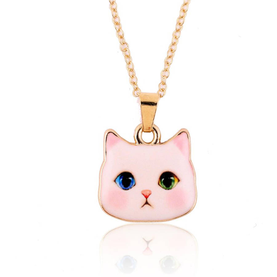 cute cat necklace by junk jewels | notonthehighstreet.com
